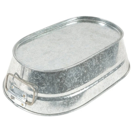 Thùng Phục Vụ Oval American Metalcraft MTUB69 Có Tay Cầm Hai Bên 710 ml - 22.2 cm x 14 cm x 6.4 cm, Thiếc