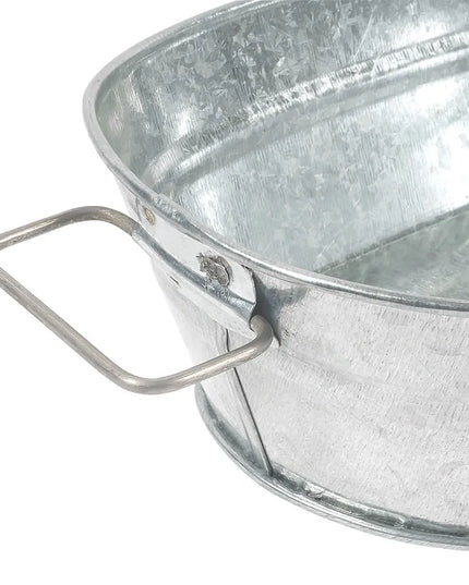 Thùng Phục Vụ Oval American Metalcraft MTUB69 Có Tay Cầm Hai Bên 710 ml - 22.2 cm x 14 cm x 6.4 cm, Thiếc