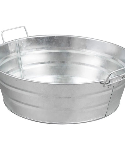 Thùng Phục Vụ Tròn American Metalcraft MTUB10 Có Tay Cầm Hai Bên 1597 ml - 24.1 cm x 8.3 cm, Thiếc