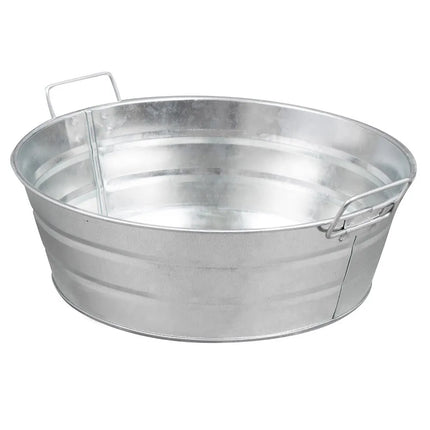 Thùng Phục Vụ Tròn American Metalcraft MTUB10 Có Tay Cầm Hai Bên 1597 ml - 24.1 cm x 8.3 cm, Thiếc