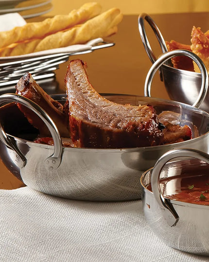 Tô Balti Tròn American Metalcraft BD65 946 ml, Inox