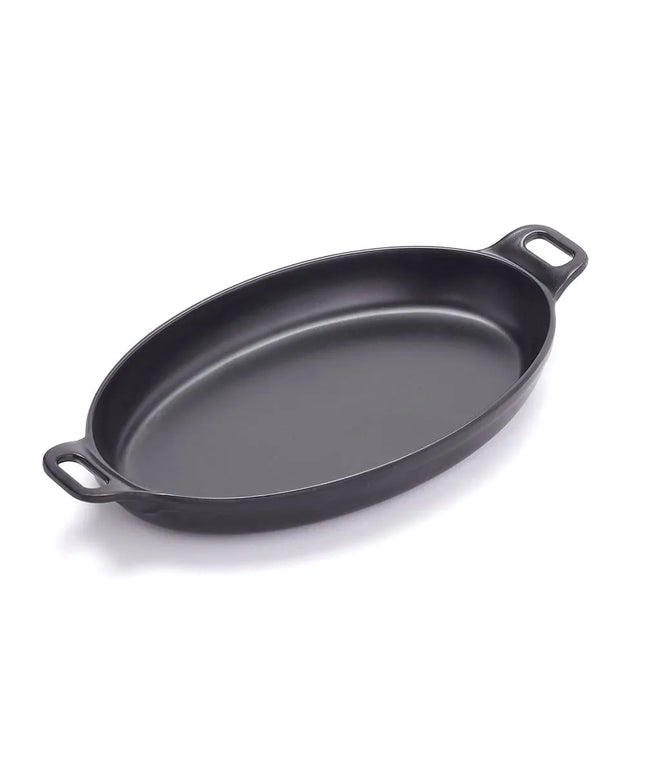 Tô Hầm Oval Melamine Đen American Metalcraft MC81 385 ml