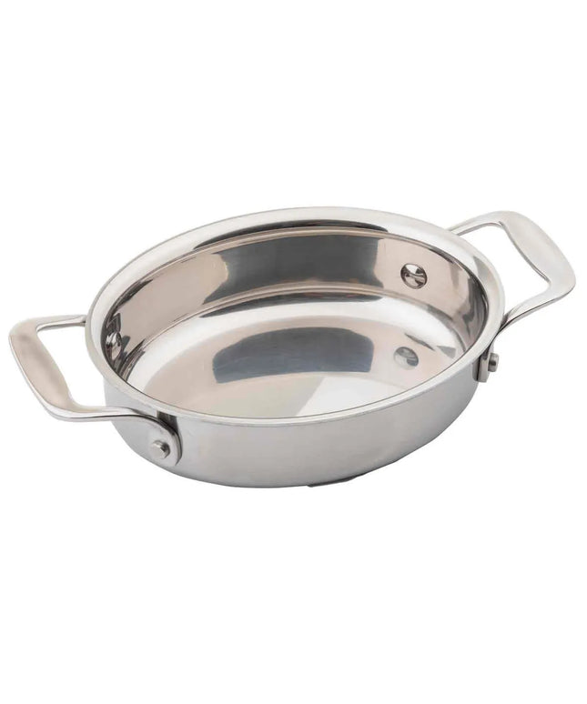 Tô Hầm Oval Nhôm/Inox Bạc Tablecraft CW2056 710 ml