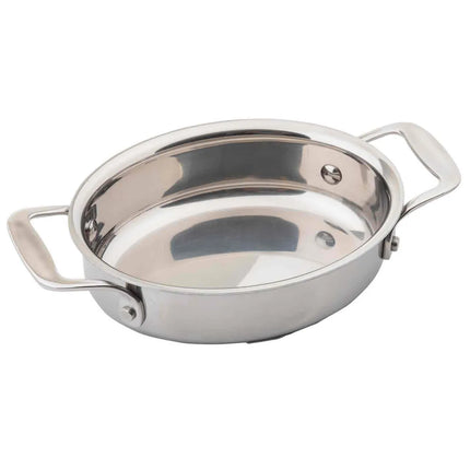 Tô Hầm Oval Nhôm/Inox Bạc Tablecraft CW2056 710 ml