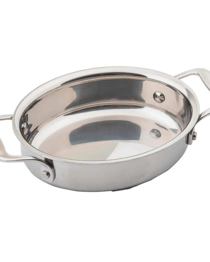 Tô Hầm Oval Nhôm/Inox Bạc Tablecraft CW2056 710 ml