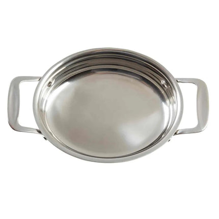 Tô Hầm Oval Nhôm/Inox Bạc Tablecraft CW2056 710 ml