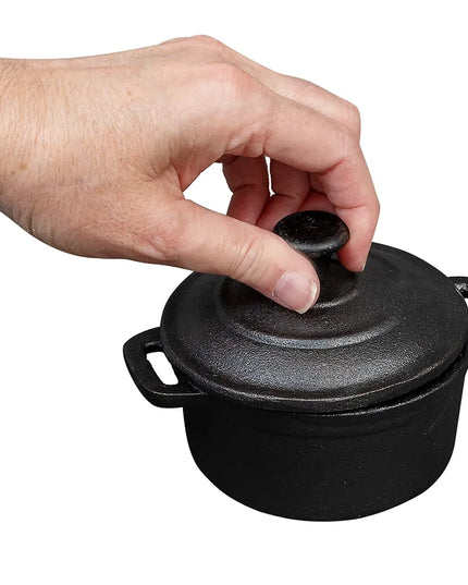Tô Hầm Tròn Gang Đen Tablecraft CW30110 240 ml