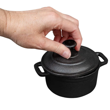 Tô Hầm Tròn Gang Đen Tablecraft CW30110 240 ml