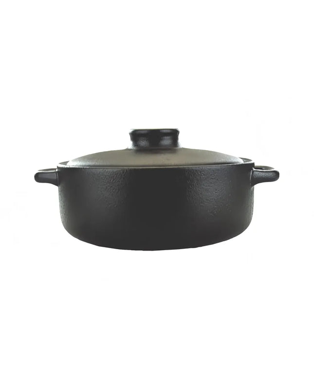 Tô Hầm Tròn ITI CAS-60-B 710 ml - Gốm, Đen