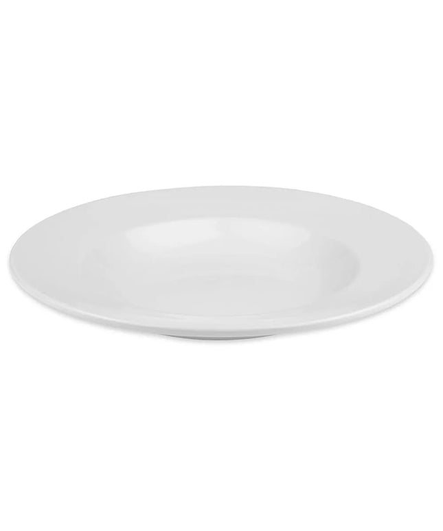 Tô Mì Tròn Libbey 840-370-200 - 30 cm, 591 ml, Sứ Viền Cuộn, Trắng, Porcelana