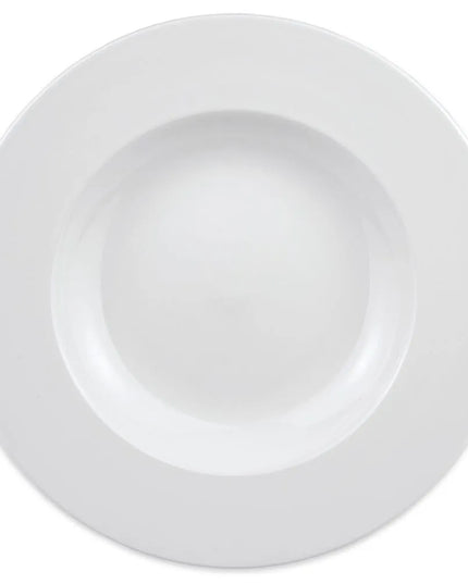 Tô Mì Tròn Libbey 840-370-200 - 30 cm, 591 ml, Sứ Viền Cuộn, Trắng, Porcelana