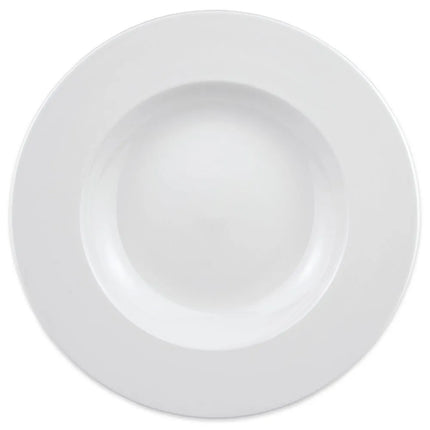 Tô Mì Tròn Libbey 840-370-200 - 30 cm, 591 ml, Sứ Viền Cuộn, Trắng, Porcelana