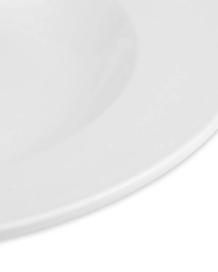 Tô Mì Tròn Libbey 840-370-200 - 30 cm, 591 ml, Sứ Viền Cuộn, Trắng, Porcelana