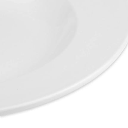 Tô Mì Tròn Libbey 840-370-200 - 30 cm, 591 ml, Sứ Viền Cuộn, Trắng, Porcelana
