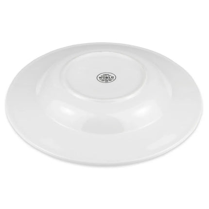 Tô Mì Tròn Libbey 840-370-200 - 30 cm, 591 ml, Sứ Viền Cuộn, Trắng, Porcelana