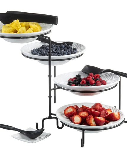 Tô Mì Tròn Melamine Tablecraft 123460 414 ml, Trắng