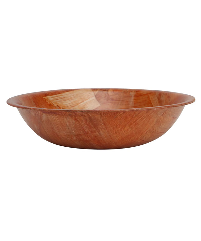 Tô Salad Gỗ Đan Tablecraft 205 14 cm, Gỗ Mahogany, Đáy Tròn, 4 Lớp