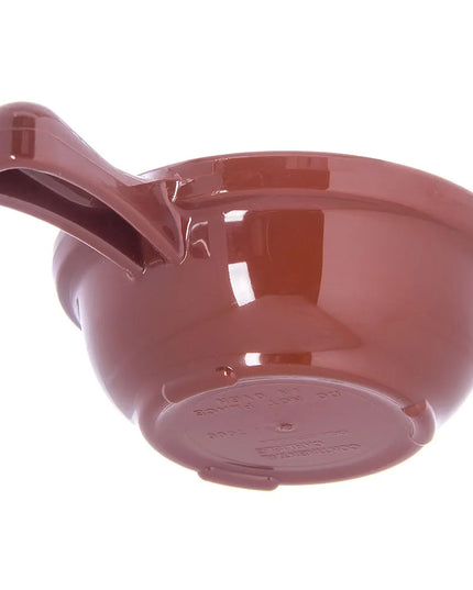 Tô Súp Tròn Có Tay Cầm Carlisle 700628 - 11.7 cm, 237 ml, Nhựa, Màu Lennox Brown
