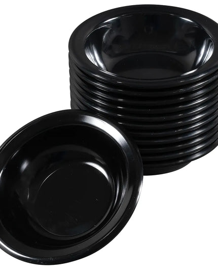 Tô Trái Cây Tròn Melamine Carlisle KL80503 140 ml, Đen