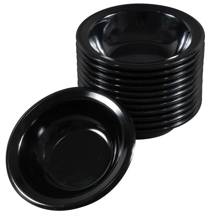 Tô Trái Cây Tròn Melamine Carlisle KL80503 140 ml, Đen