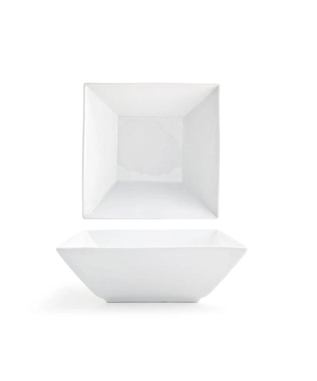 Tô Vuông Kyoto™ Front of the House BBO006WHP10 1774 ml - 23 x 23 cm, Sứ Porcelain, Trắng