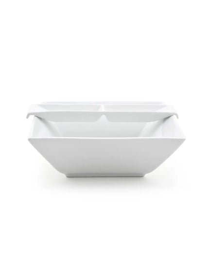 Tô Vuông Kyoto™ Front of the House BBO006WHP10 1774 ml - 23 x 23 cm, Sứ Porcelain, Trắng
