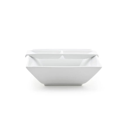 Tô Vuông Kyoto™ Front of the House BBO006WHP10 1774 ml - 23 x 23 cm, Sứ Porcelain, Trắng