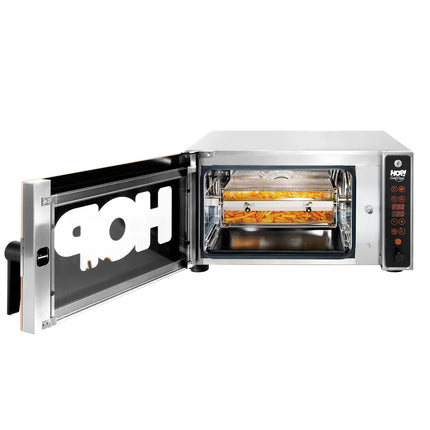 Ubert Commercial Countertop Air Fryer Oven PREMIUM - 3.5 kW - 300 °C - Self-cleaning - 2 rotating baskets