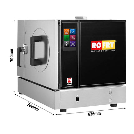 UBERT | Commercial RoFry Hot air fryer - left loader - 15.5 kW 400V 3N - automatic self-cleaning