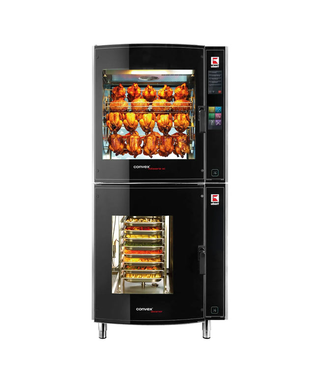 UBERT | Rotating chicken grill & combi oven – pass-through - 8x GN 1/1 - 48 chickens - self-cleaning
