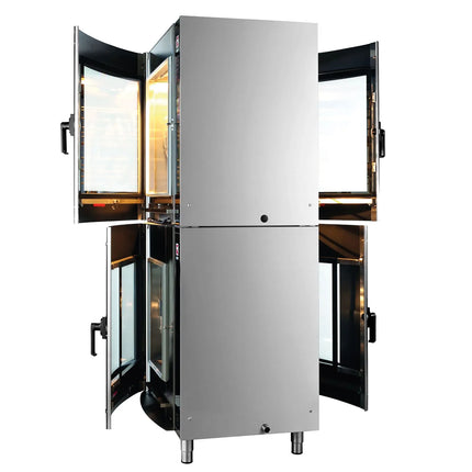 UBERT | Rotating chicken grill & combi oven – pass-through - 8x GN 1/1 - 48 chickens - self-cleaning