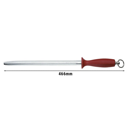 VICTORINOX | Butcher Knife Sharpening Steel – oval profile - 30 cm / 12″ - ergonomic handle
