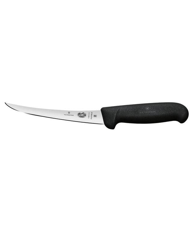 VICTORINOX | Fibrox Boning Knife – Curved Flexible Blade - 15 cm Blade