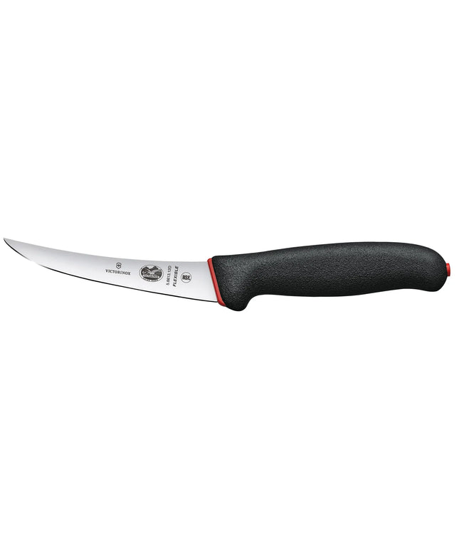 VICTORINOX | Fibrox Boning Knife – Straight Edge - 12 cm Blade - Black/Red Handle