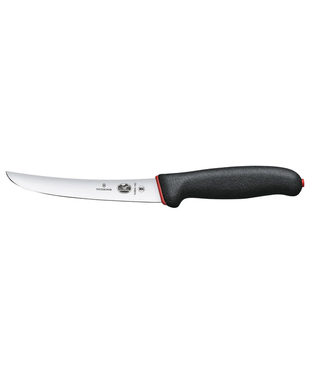 VICTORINOX | Fibrox Boning Knife – Straight Edge - 15 cm Blade - Black/Red Handle