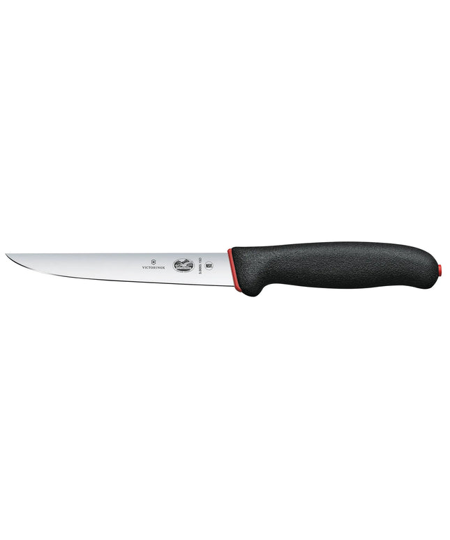 VICTORINOX | Fibrox Boning Knife – Straight Edge - 15 cm Blade - Black/Red Handle