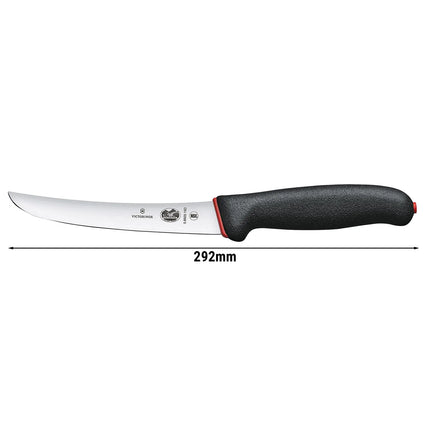 VICTORINOX | Fibrox Boning Knife – Straight Edge - 15 cm Blade - Black/Red Handle