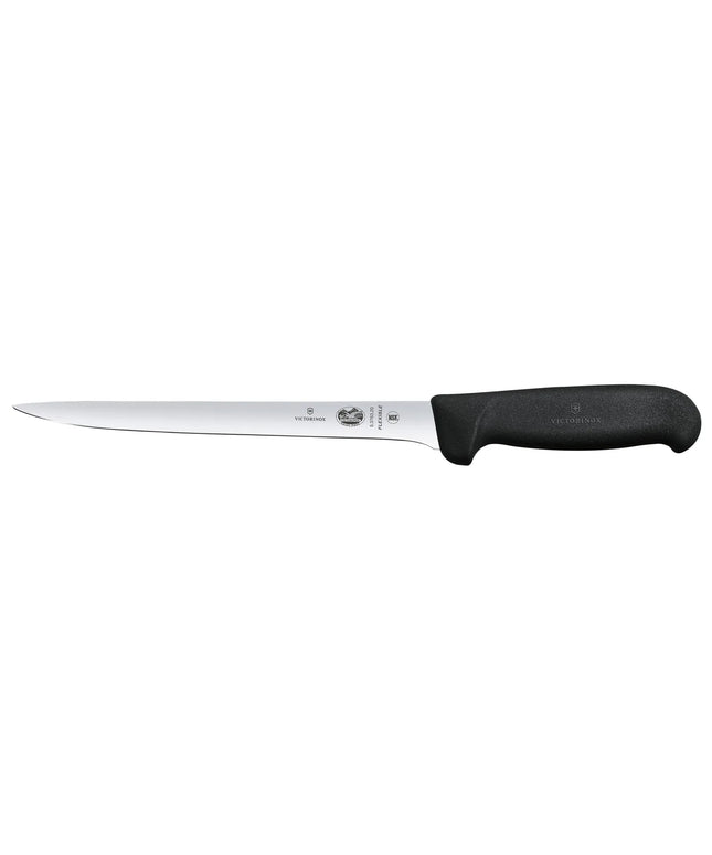 VICTORINOX | Fibrox Filleting Knife – Flexible Blade, Straight Edge - 20 cm Blade