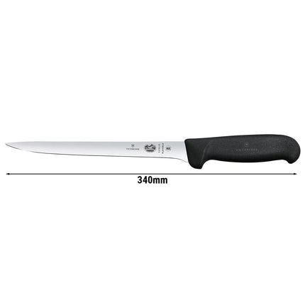 VICTORINOX | Fibrox Filleting Knife – Flexible Blade, Straight Edge - 20 cm Blade