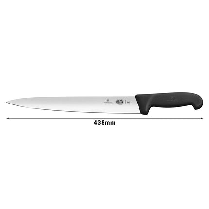 VICTORINOX | Fibrox Ham Slicing Knife 30 cm – Pointed Tip - Black Handle