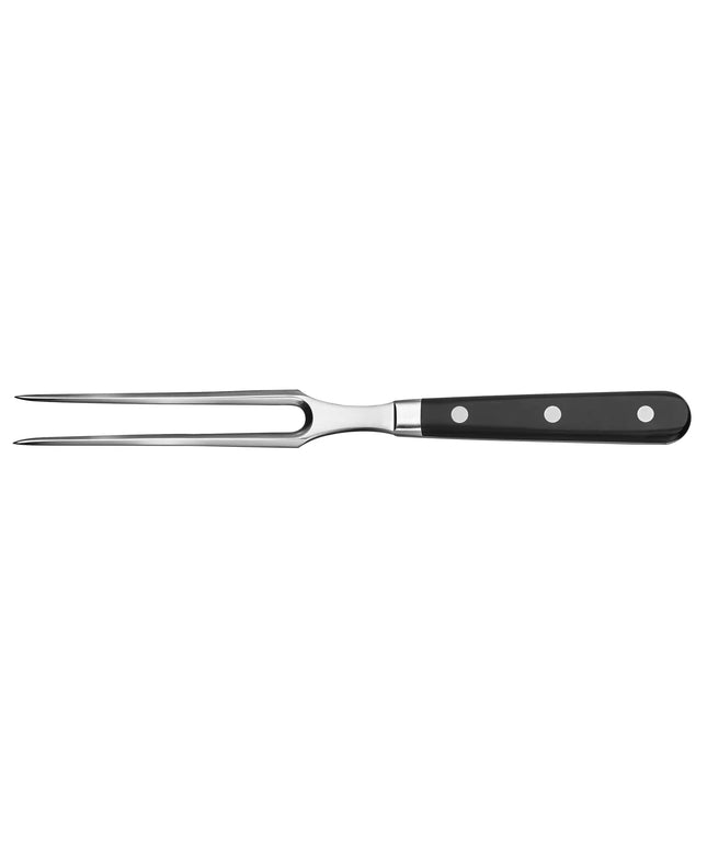 VICTORINOX | Grand Maître Carving Fork 150 mm – Black Handle - Stainless Steel Tines