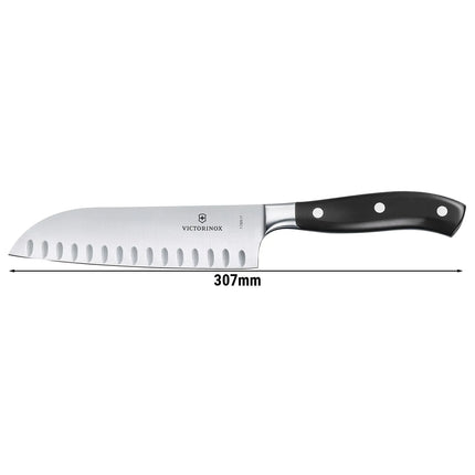 VICTORINOX | Grand Maître Vegetable Knife 80 mm – Straight Edge - Black Handle - Stainless Steel Blade