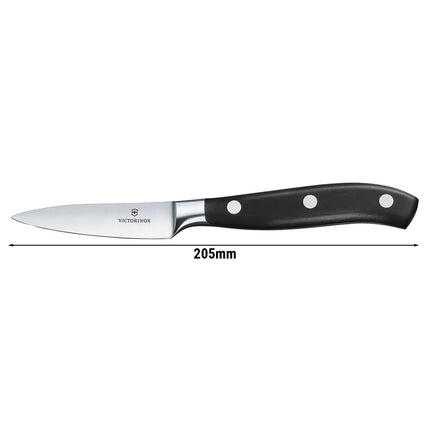 VICTORINOX | Grand Maître Vegetable/Paring Knife 80 mm – Black Handle - Stainless Steel Blade