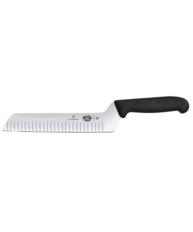 VICTORINOX | Nylon Butter & Soft Cheese Knife – 210 mm Blade - Granton Edge - Stainless Steel