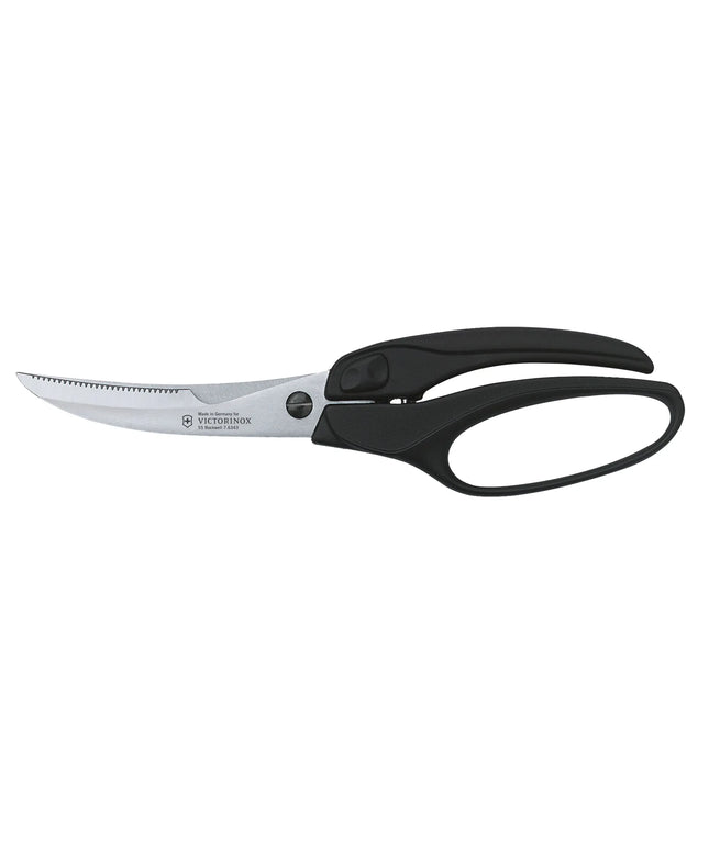 VICTORINOX | Professional Poultry Shears – Black Handle - Stainless Steel Blades - Dishwasher Safe