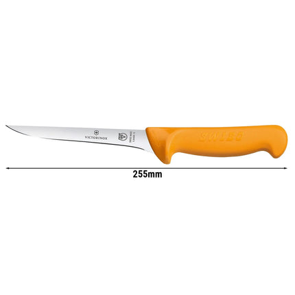 VICTORINOX | SWIBO Boning Knife – 130 mm Blade - Orange Handle
