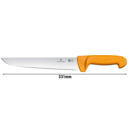 VICTORINOX | SWIBO Butcher Knife – 210 mm Blade - Orange Handle
