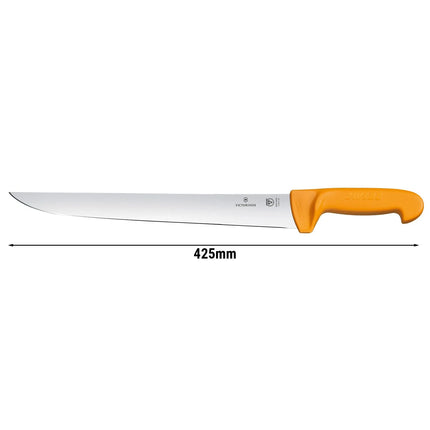 VICTORINOX | SWIBO Butcher Knife – 290 mm Blade - Orange Handle