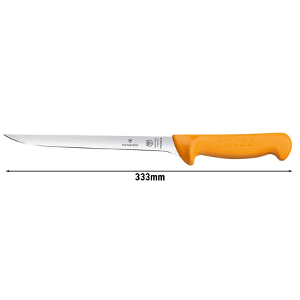 VICTORINOX | SWIBO Flexible Filleting Knife – 200 mm Blade - Orange Handle