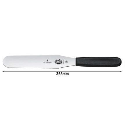 VICTORINOX | Swiss Classic Palette Knife Spatula – 25 cm - Flexible Swiss‑Made Blade - Stainless Steel - Black Handle